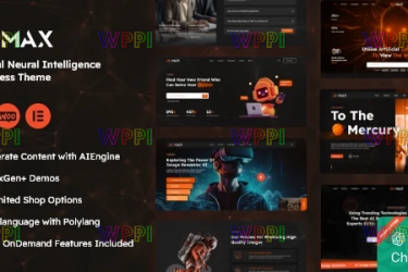 AI MAX -人工神经网络 WordPress 主题-主题派