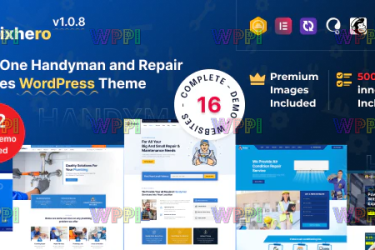 Fixhero – Handyman Plumbing and Repair Services WordPress 主题-主题派