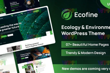 Ecofine -生态与环境 WordPress 主题-主题派