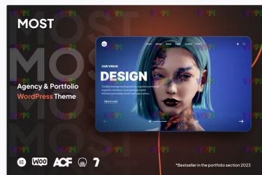Most – Creative Agency and Portfolio Theme 最具创意的机构和投资组合主题