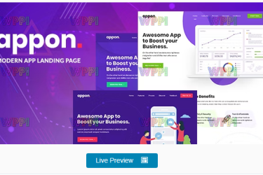Appon - App & SaaS 软件主题-主题派