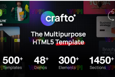 Crafto -下载多用途 HTML5 模板