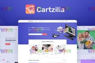 Cartzilla v1.0.36 - 数字市场和杂货店 WordPress 主题
