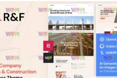R&F v1.0 - 屋顶和地板 WordPress 主题