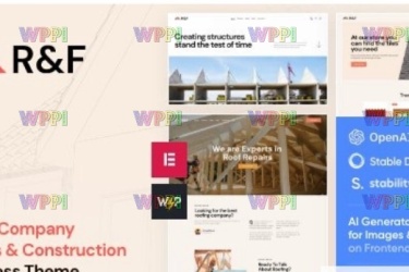 R&F v1.0 - 屋顶和地板 WordPress 主题