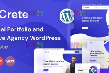 Crete v1.5.3—个人投资组合和创意机构 WordPress 主题