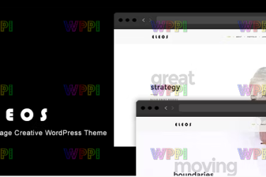 Eleos v1.3.6 - 单页创意 WordPress 主题