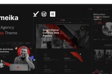 Meika v1.0.0 – 创意机构 WordPress 主题