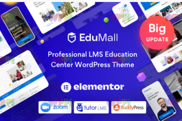 EduMall v4.0.6 - 专业 LMS 教育中心 WordPress 主题