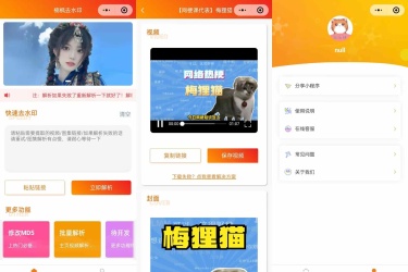 2023 去水印小程序源码修复版-前端后端内置接口+第三方接口