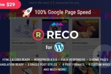 Reco - Minimal Theme for Freebies